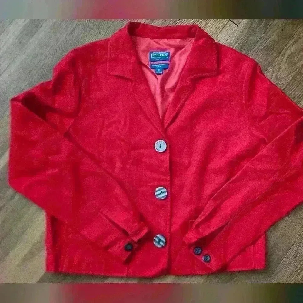 Vintage Pendleton Wool Buttoned Blazer